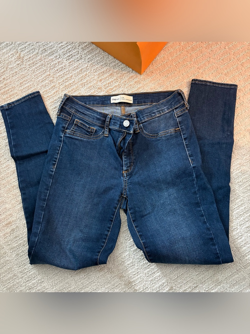 GAP Easy leggings Skinny Jeans in Dark Blue Wash